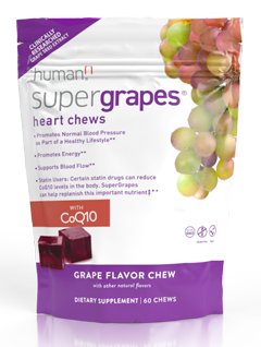 SuperGrapes Heart Chews 60 Chews