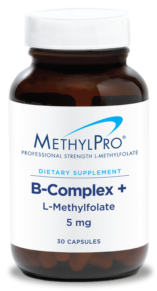 B-Complex + 5 mg L-Methylfolate 30 Capsules
